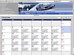 DMS - Dealership Calendar Screen